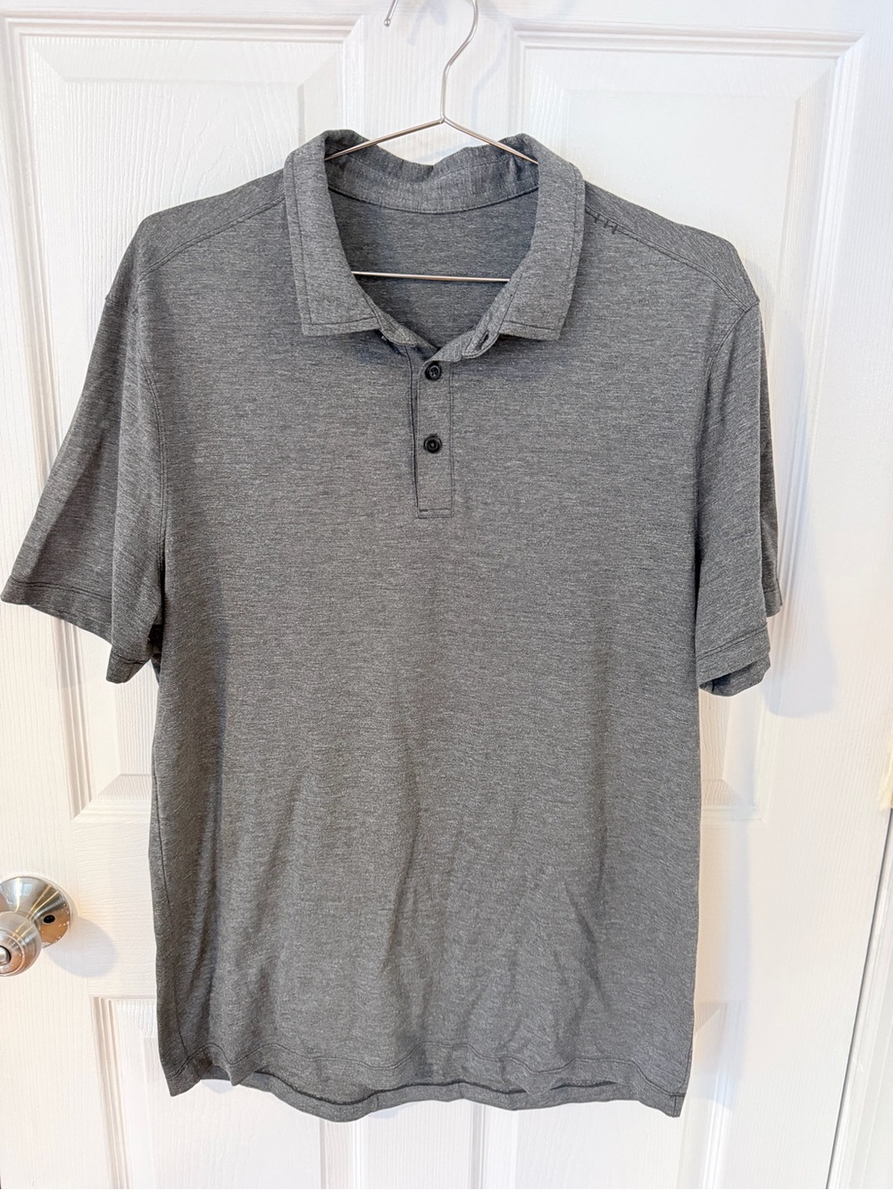 lululemon athletica Men's Heather Grey Polo